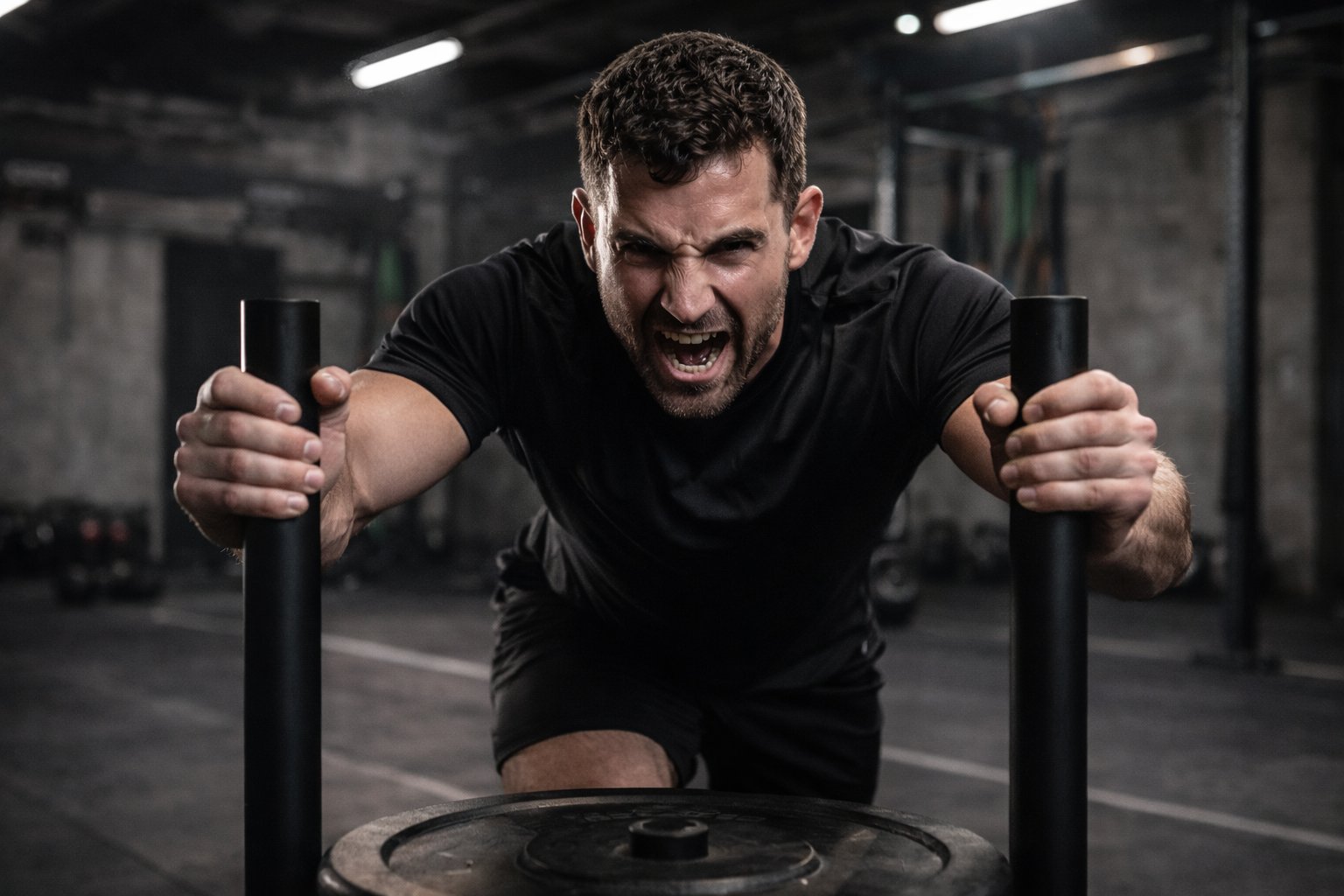 Sled Push — Stazione HYROX | Simulazione HYROX Monza IRONFIT